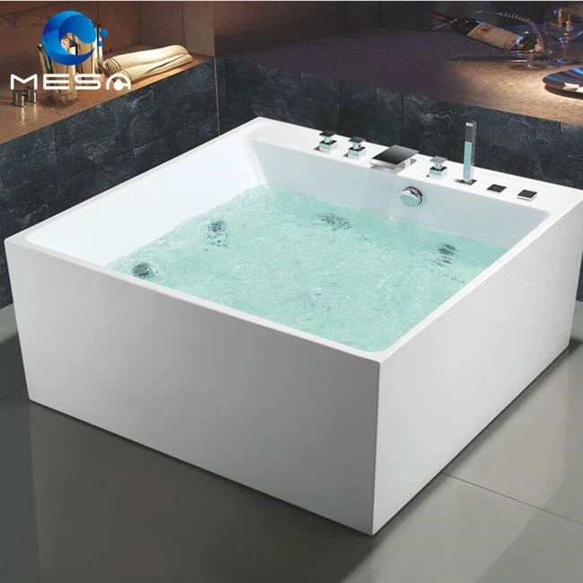 Acrylic massage bathtub