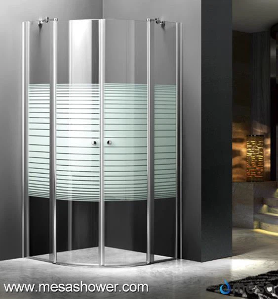 New Frameless balanse Pivot Swing sektè twalèt douch patiraj ak bon Pri