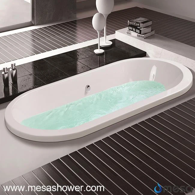 Sant drenaj 3 gwosè si ou vle Acrylic Oval fòm tranpe piki Drop-nan Basen