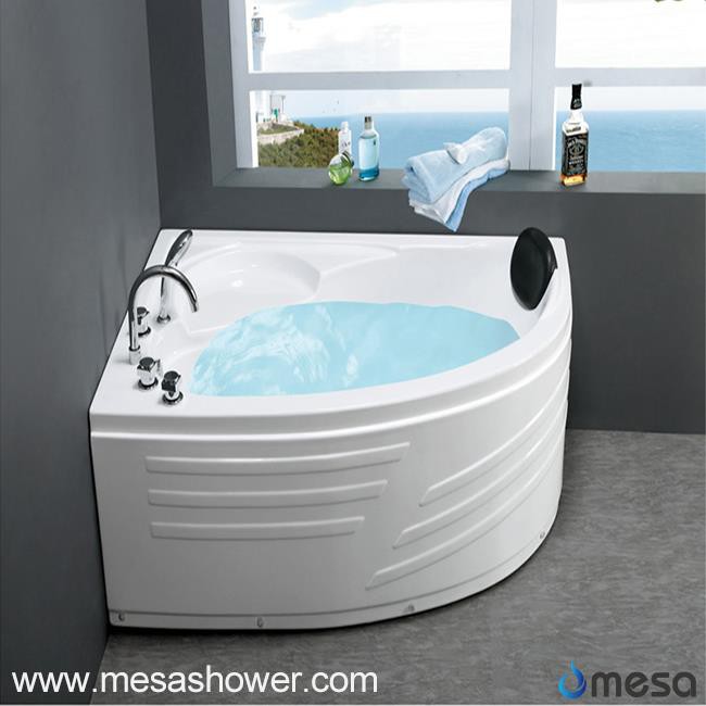 2017 ABS Corner sektè Senp Design jetted cho tub tub Bathtub