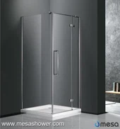 New Luxury Modèn Design Corner Frameless kale douch patiraj Pou Vann