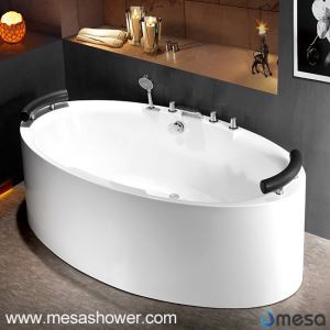 Senp Style Acrylic Fiberglass Oval Kanpe pou kontwole Whirlpool twalèt Bath pou Vann ak Pri ki Cheap