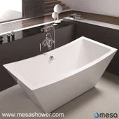 Trapezoid iregilye san pwoblèm Adilt Indoor pòtatif Bathtub