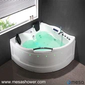 2017 ABS sektè Corner Luxury Mordern Style De 2 Moun Jetted Massage Bathtub