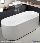 File blan Acrylique Oval autonome Trempage enwa