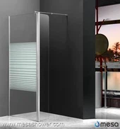 Senp L ki gen fòm Klè Glass Frameless Cheap Pri Mache nan pòt douch