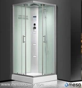 Blan kwen douch nòmal ak masaj tounen