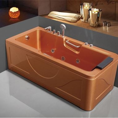 Rektangilè liksye dore Bain Hydro komisyon Acrylique enwa