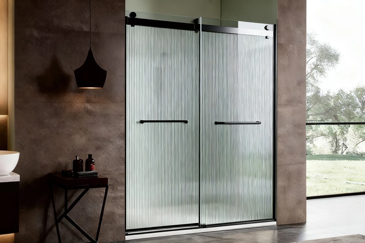custom frameless sliding glass shower doors custom frameless sliding glass shower doors