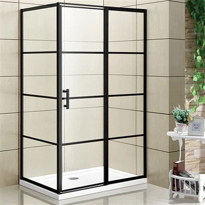 Black Glass douch Pòt