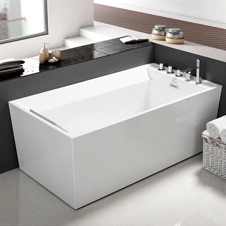 Senp estanda Rektang san pwoblèm Freistanding Acrylic Basen